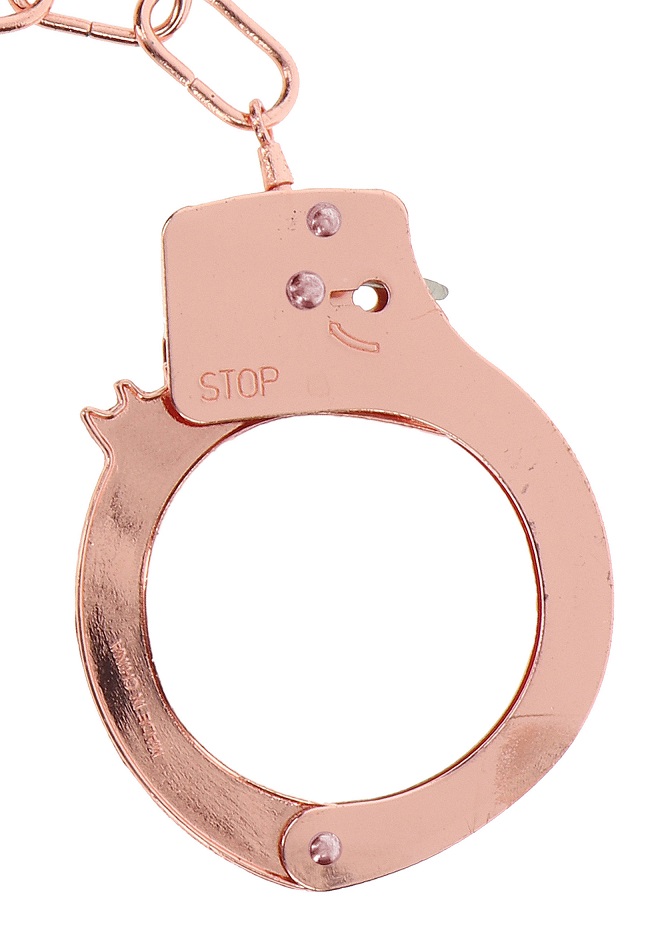 These metal handcuffs from TOYJOY are an absolute must-have ... ToyJoy - Classics Metal Handcuffs - Rose Gold photo-2