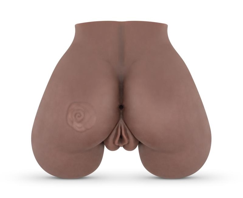 This wonderful masturbator has a realistic design and has bo... FwB - Trinity Rose Masturbator - Brown photo-3
