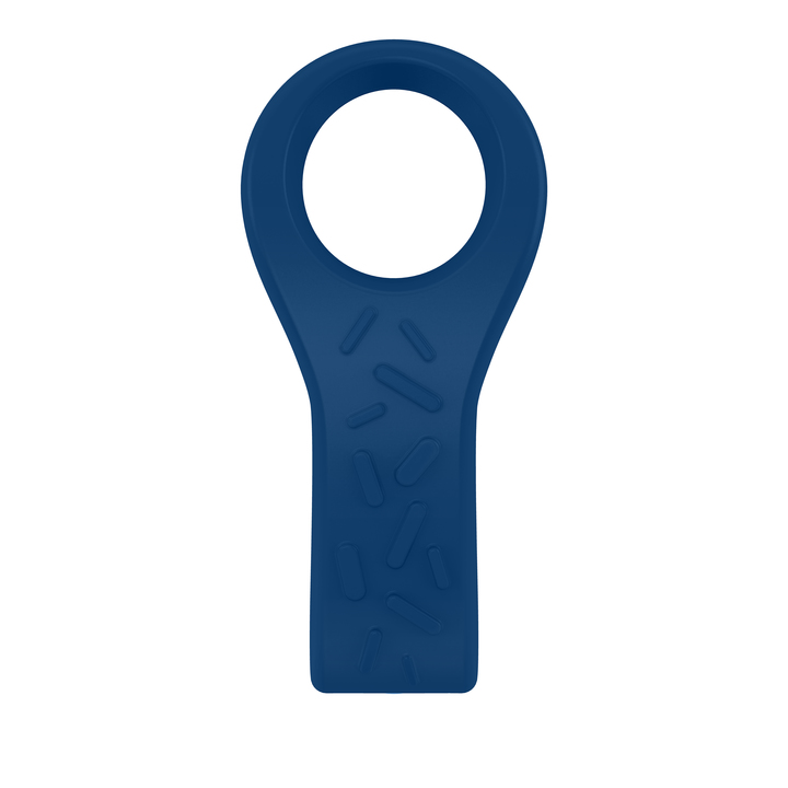 ovo B4 is made of 100% body safe silicone, with soft and... Ovo - B4 Vibro Ring - Blue photo-2