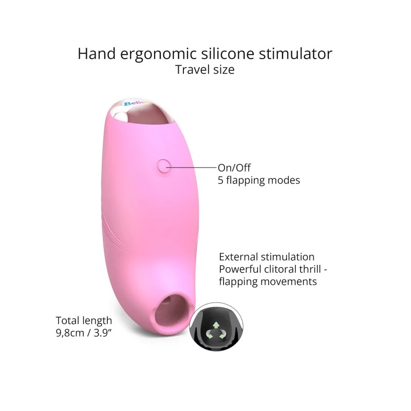 The perfect compact hand ergonomic shape - specifically desi... Love to Love - Believer Clit Stimulator - Pink photo-3