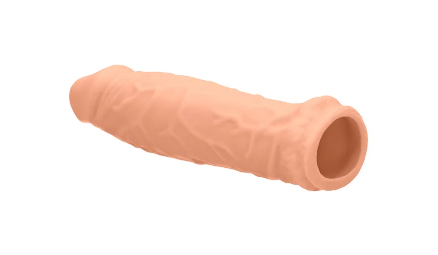 Be the bigger, better deal. The super-lifelike shapes, textu... RealRock - Penis Sleeve 6" - Flesh photo-6