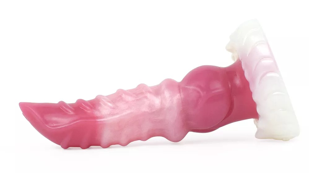 Imitating the texture of leaves, the vaginal massage stick i... FAAK - Armor Piercing Dildo - Rosy photo-3