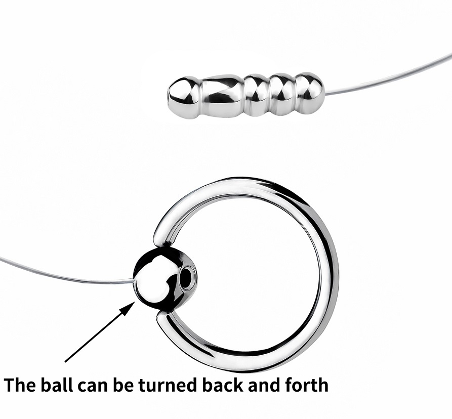 Material: 304 Stainless steel
Total length: 36cm
Net weight... FAAK - Urethral Sound w Ring M photo-6