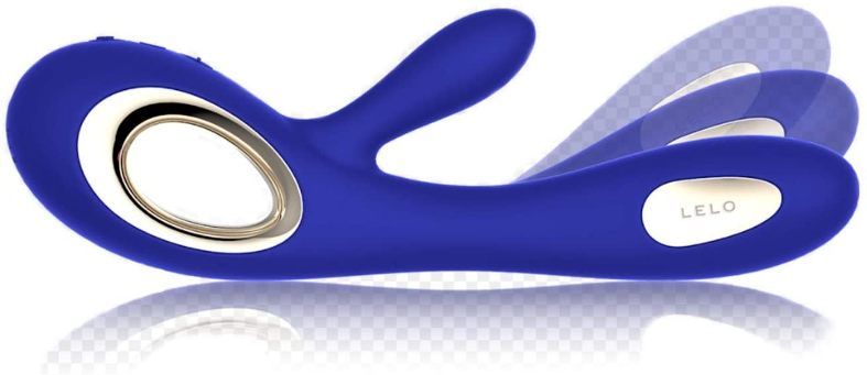 SORAYA WAVE is the world’s most luxurious rabbit massager of... Lelo - Soraya Wave Rabbit Vibrator - Midnight Blue photo-2