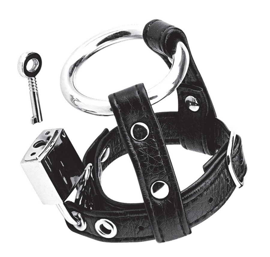 Why settle for a boring ol' chastity belt when you can g... Blueline - Duo Cock And Ball Lock photo-2