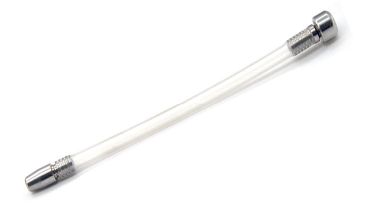 Total high: 52mm &nb... FAAK - Chastity Cage 01 w Catheter 45mm - Silver photo-9