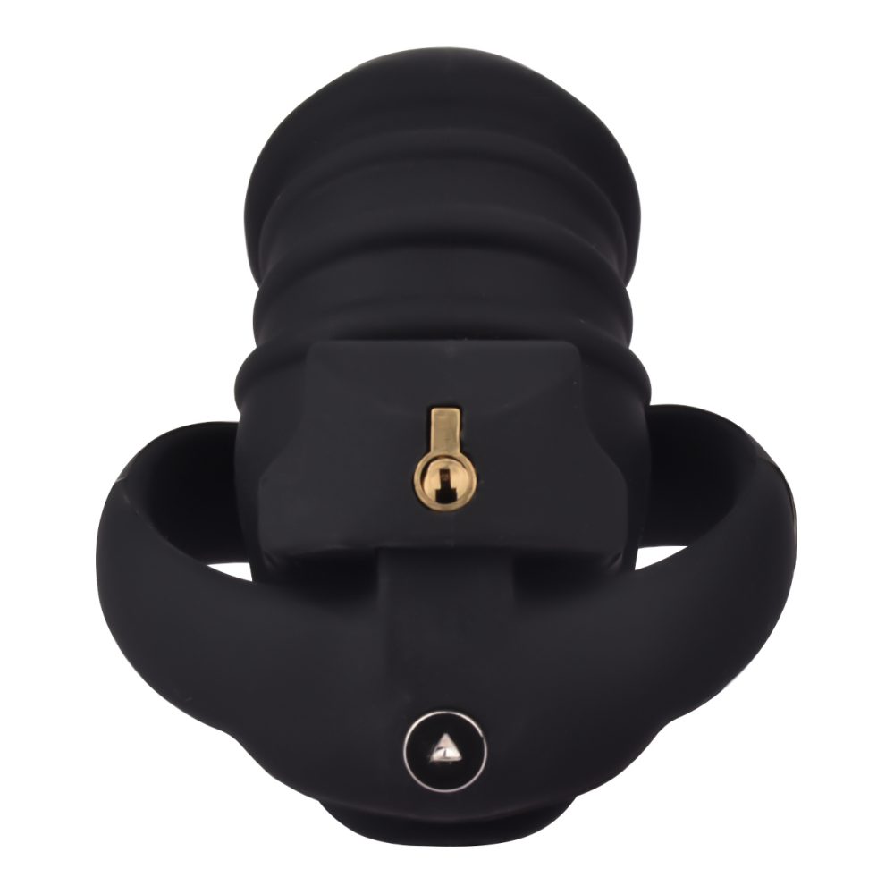 Cage high: 107mm &n... FAAK - Long Resin Chastity Cage - Black photo-8