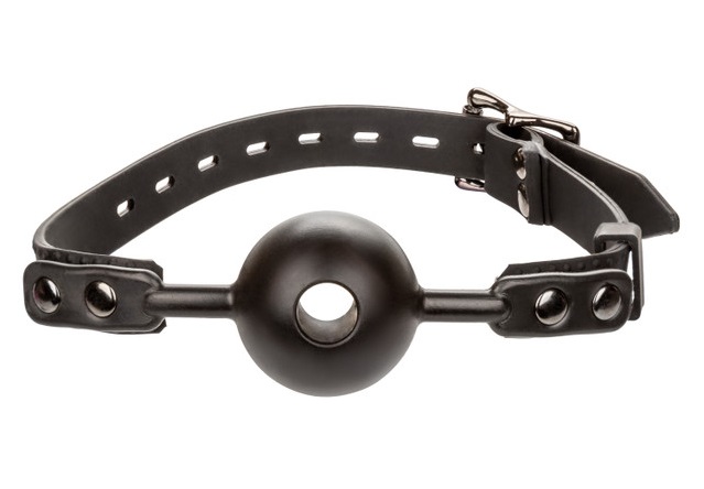 Introducing the Forbidden Removable Rose Gag, a seductive fe... CEN - Forbidden Removable Rose Gag - Black photo-2