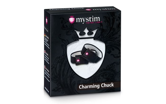 Why only play with your charms?
He’ neither charm- nor ... Mystim - Charming Chuck Electro Penis Belt photo-4