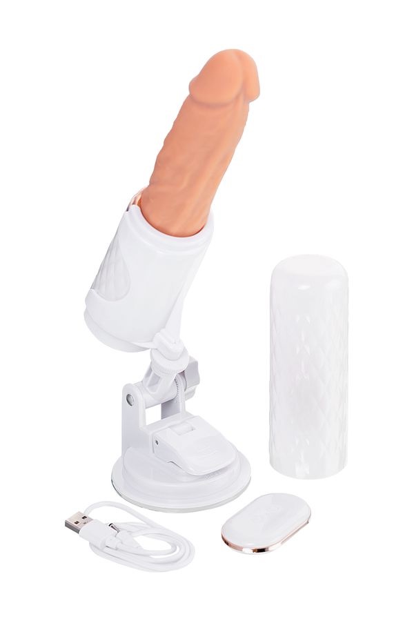 The elegant design hides a powerful tool for enjoyment. Deli... Motor Lovers - Sekster Sex Machine - White photo-3