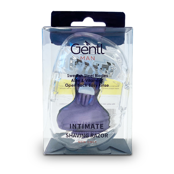 Especially designed for the pubic zone. Therefor also suitab... Gentl - Man Razor - Blue photo-6