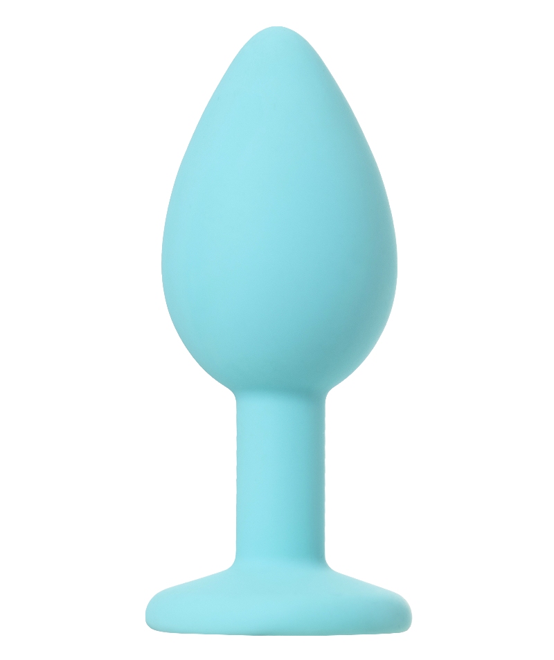 This toy will brighten your night. The miniature size is sui... ToDo - Brilliant Anal Plug - Light Blue photo-3