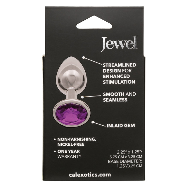 Introducing the Jewel Small Amethyst Plug, a mesmerizing and... CEN - Jewel Amethyst Anal Plug S - Purple photo-8