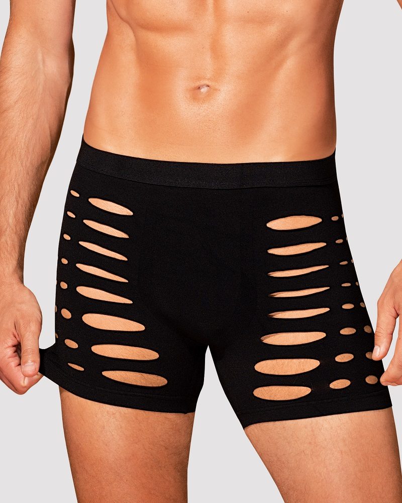 A spicy and delightful evening on the horizon? We have an ex... Obsessive - M104 Boxers - Black - S/M/L photo-3