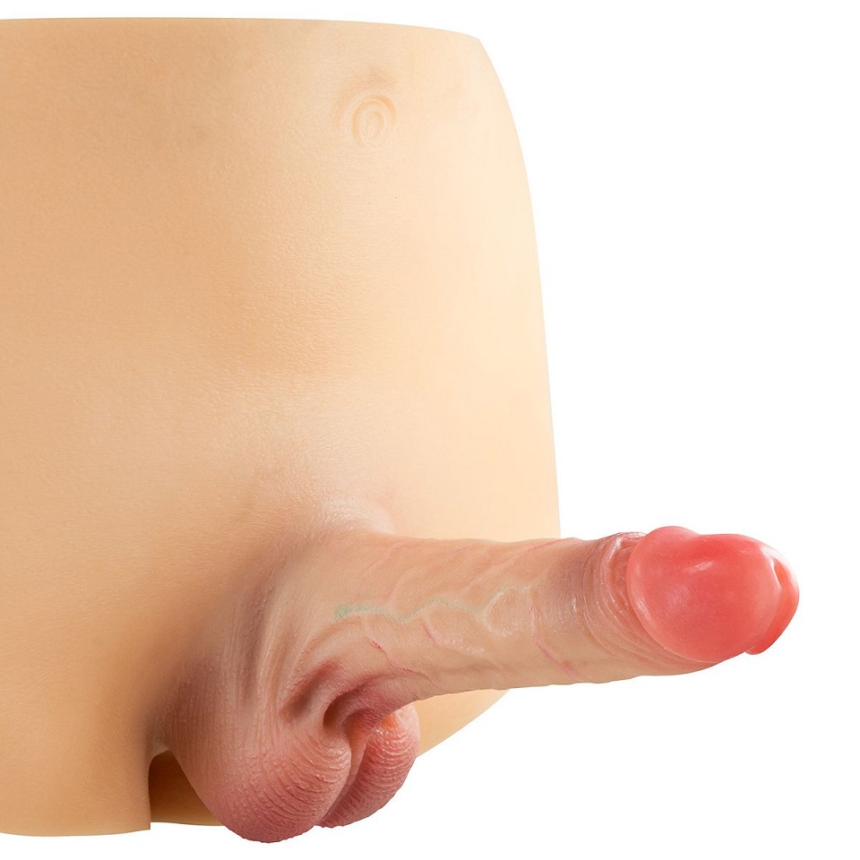Unleash your inner alpha with the Real Manly Solid Realistic... Real Manly - Realistic Dildo Suit - Flesh - L/XL photo-5