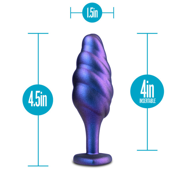 Whether you're a beginner or an experienced anal enthusi... AAM - Bumped Bling Plug - Blue photo-6