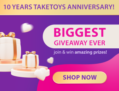 The Fifth Giveaway in Celebration of TakeToys' 10th Anniversary! The Fifth Giveaway in Celebration of TakeToys' 10th Anniversary!