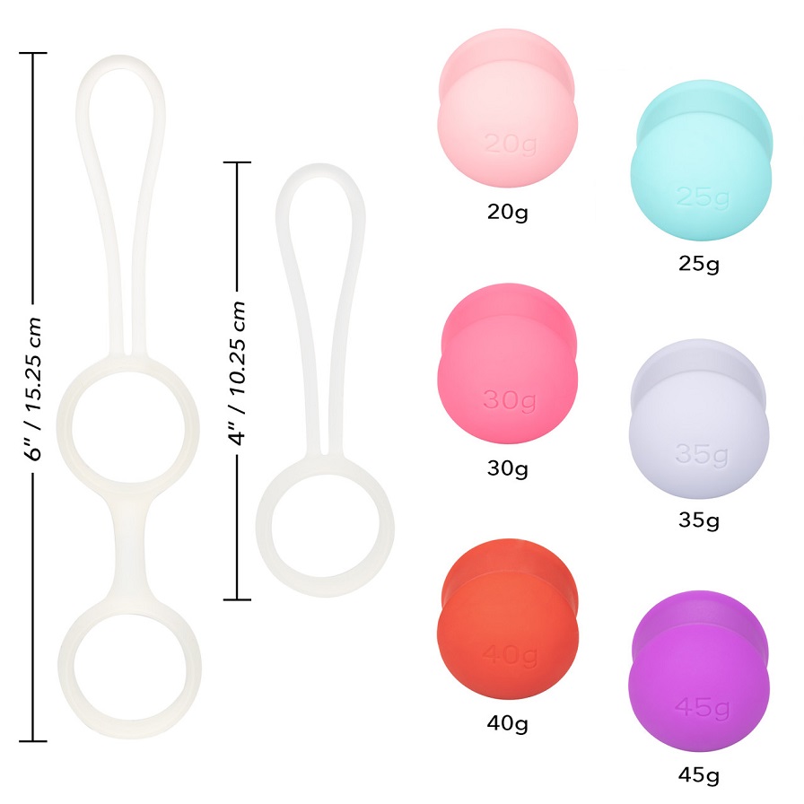 The She-Ology Interchangeable Weighted Kegel Set is ergonomi... CEN - She-ology Weighted Kegel Balls Set 6 pcs photo-11