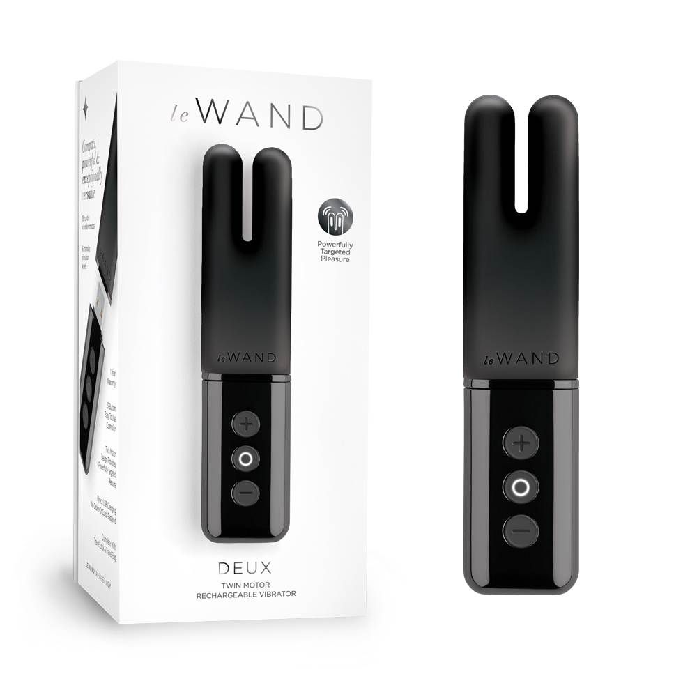 Twin Motor Rechargeable Vibrator
Take your pleasure anywher... Le Wand - Deux Massager - Black photo-5