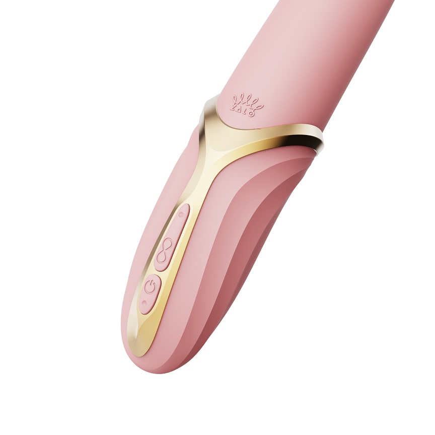 ZALO's EVE Oral Pleasure Vibrator from the Aurora series... Zalo - Eve Heating Vibrator - Sakura Pink photo-7