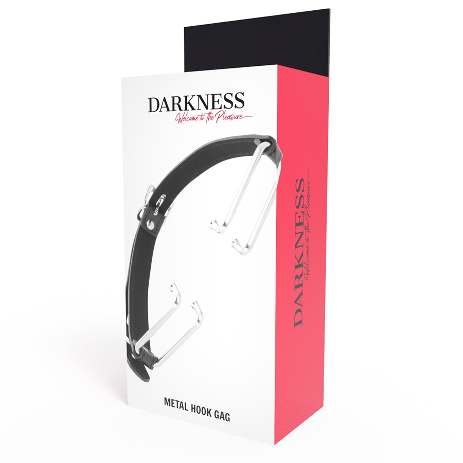 Do you like naughty games? Keep your lover silent with this ... Darkness - Hook Mouth Gag - Black photo-3