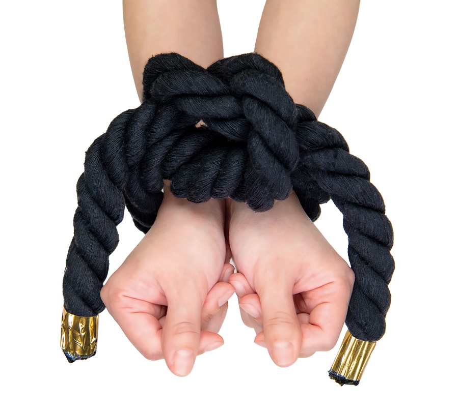 The extra-thick rope with a thickness of 20 mm has a large v... NPG - Thick Restraint Rope 1.25m - Black photo-2
