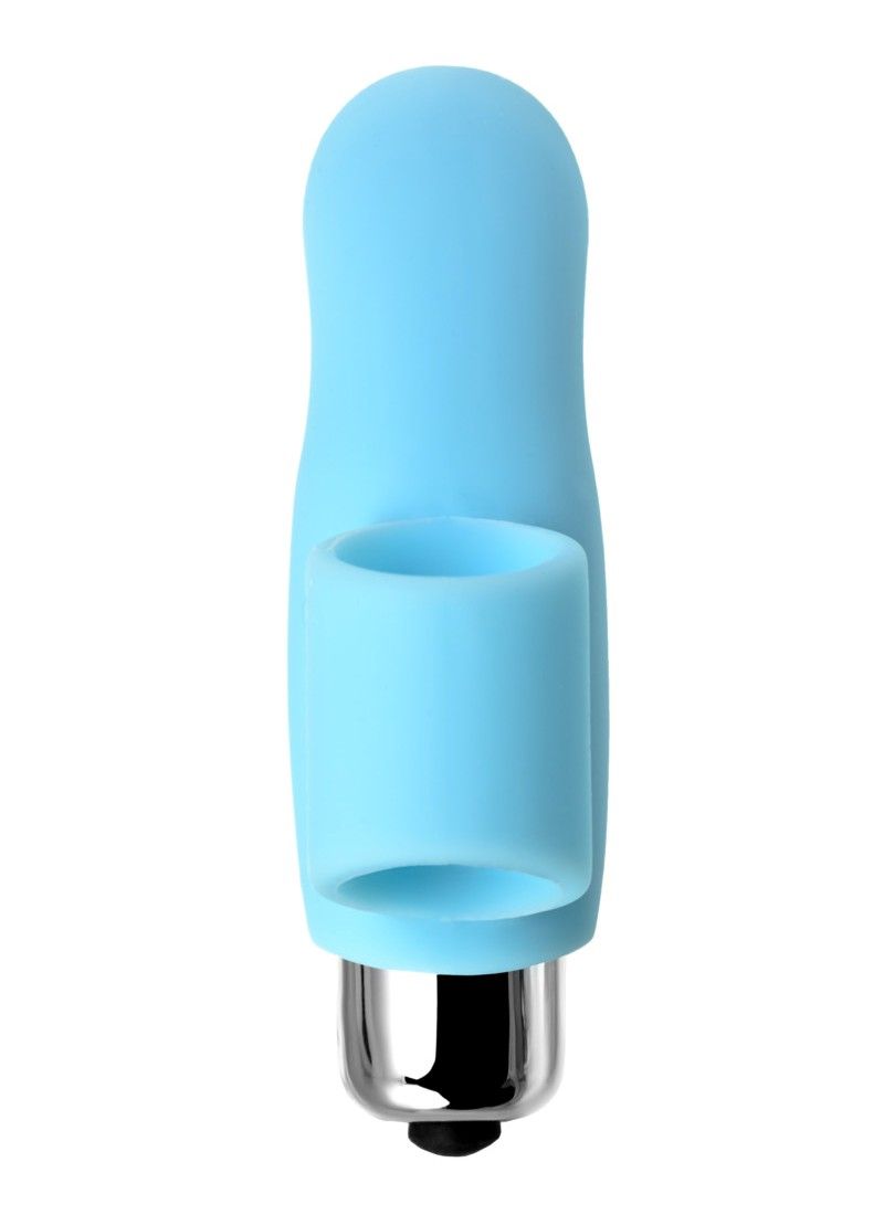 Thanks to its shape, this finger vibe will easily find the m... JOS - Danko Finger Vibrator - Blue photo-5
