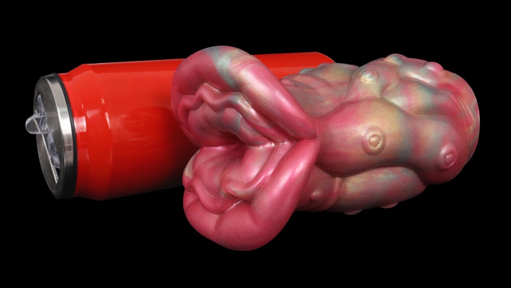 Material: Liquid silicone
Size: 9*15.5cm
Net weight: 606g FAAK - Giant Mouth Flower Masturbator - Pink photo-11