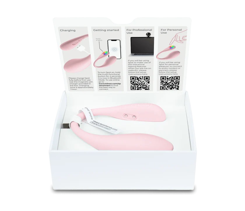 Brighten up your playtime with Spot - a wearable egg vibrato... Kiiroo - Spot APP Wearable Vibro Egg - Pink photo-10