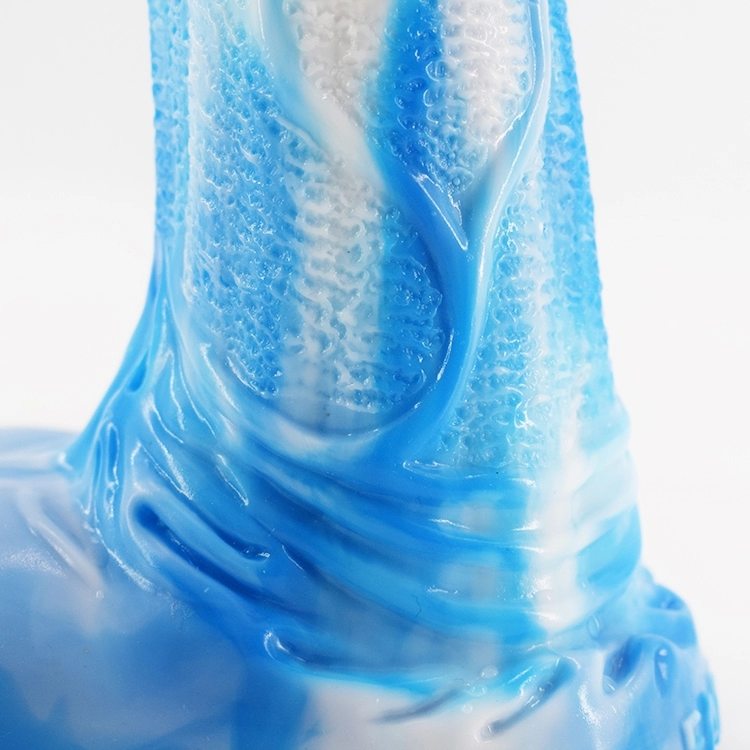 Huge horse dildo &n... FAAK - Horse Dildo - White/Blue photo-13