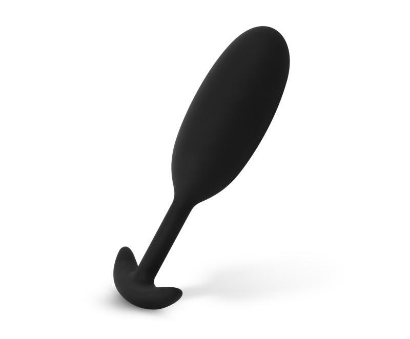Enjoy this weighted butt plug where and whenever you want. T... Easytoys - Heavy Fulfiller Butt Plug M - Black photo-3