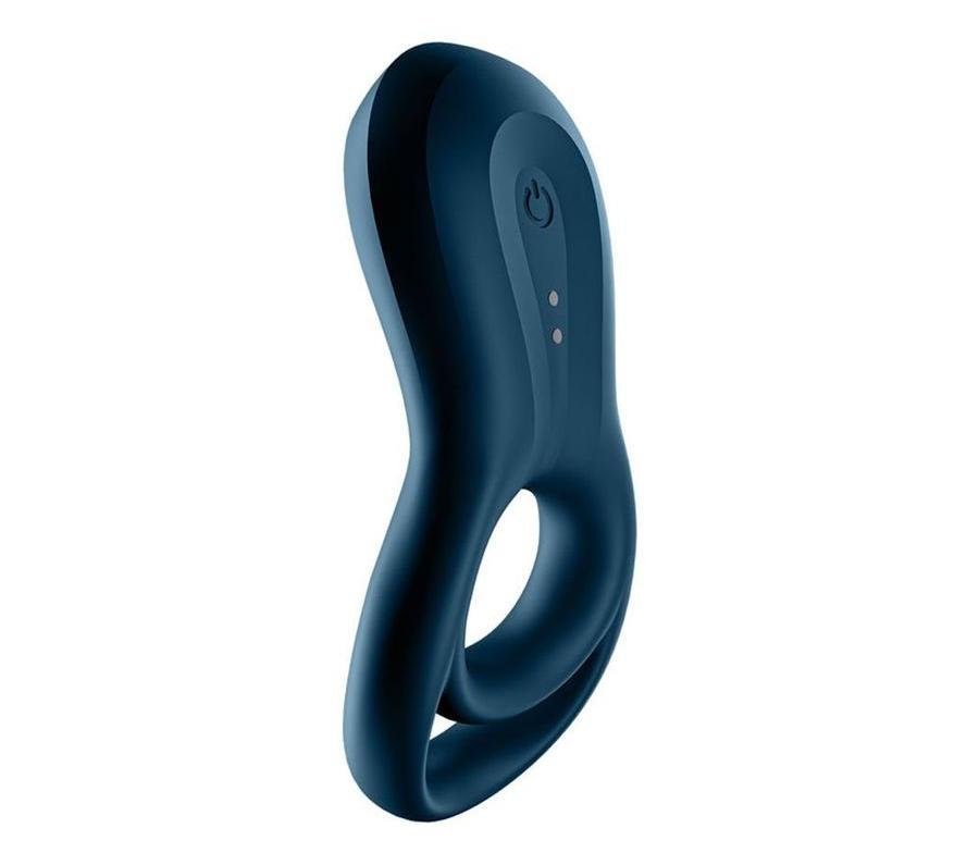 Give your manhood a sensual upgrade with our Satisfyer Epic ... Satisfyer - Epic Duo Ring Vibrator - Navy Blue photo-5