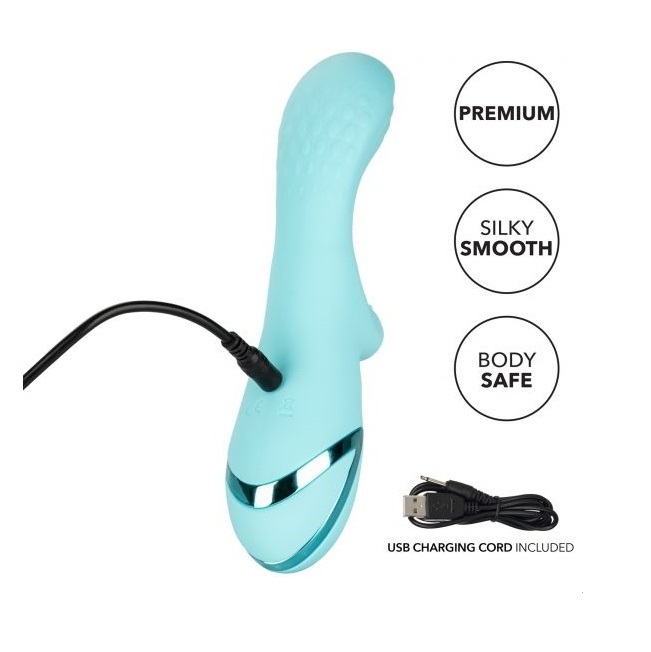 Dive deep into a sea of pleasure and sun-kissed fantasies wi... CEN - CalDream Catalina Climaxer Vibrator - Blue photo-5