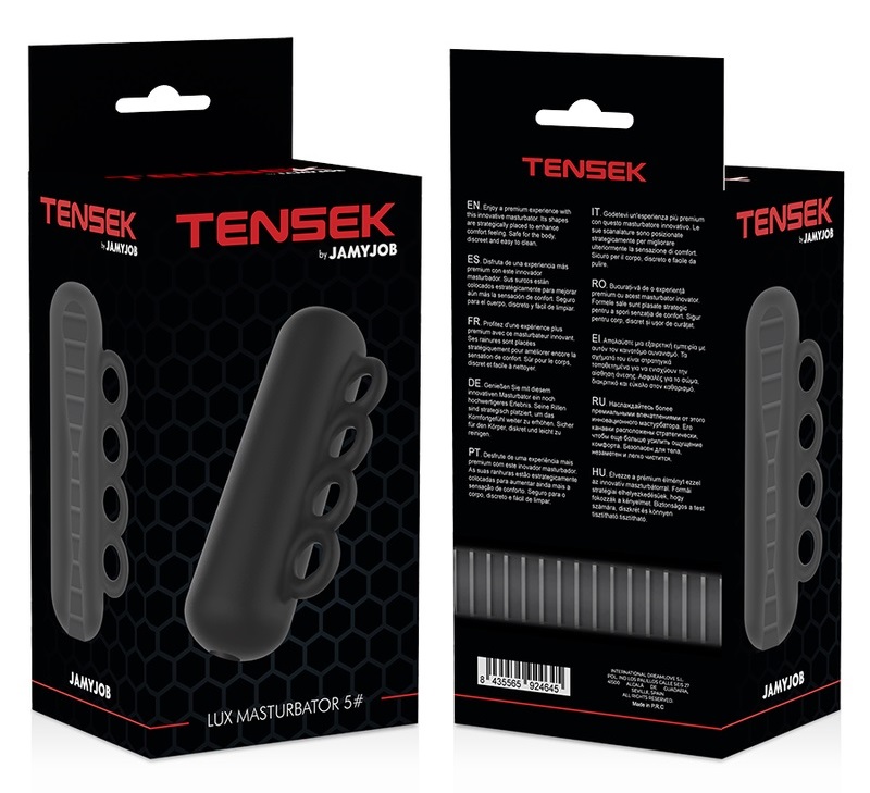 Enjoy a completely new experience. The innovative TENSEK 5 m... Jamyjob - Tensek 5 Extreme Masturbator - Black photo-4