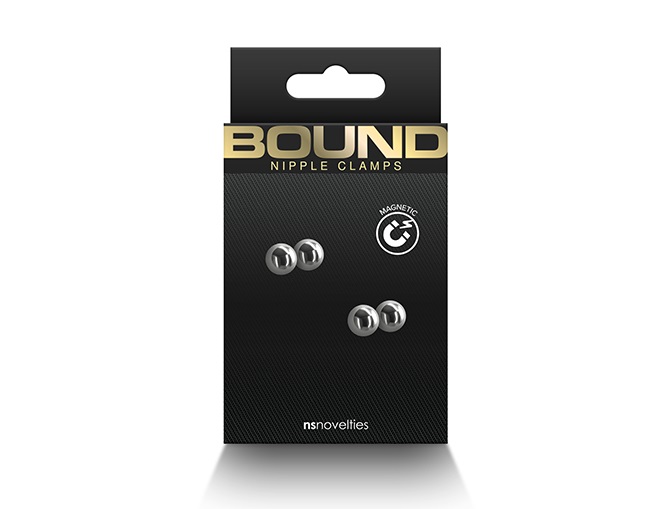 Bound Nipple Clamps are for erotic and stimulating sensation... NS Novelties - Bound M1 Nipple Clamps - Gunmetal photo-3