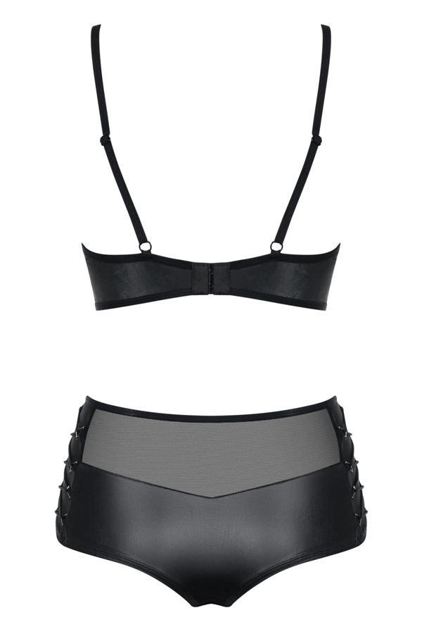 Get ready for amazing experiences! You’ll love every temptin... Obsessive - Leatheria 2-pcs Set - Black - S/M photo-8