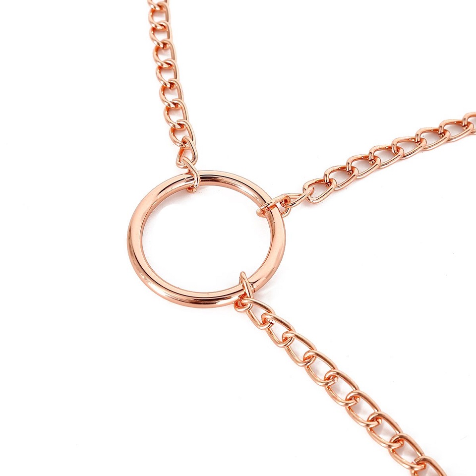 Introducing our Rose Gold Color Nipples and Clit Clamps, ele... Kiotos - Chain Nipple & Clit Clamps photo-6