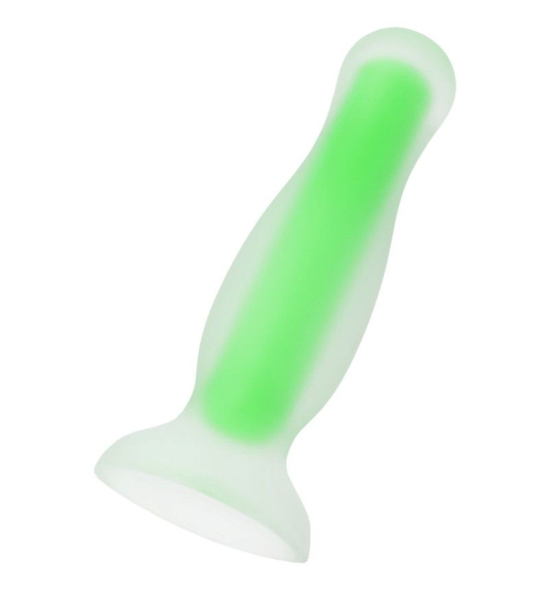Glowing in the dark Victor Glow is your chance to go beyond ... Beyond - Victor Glow Anal Plug - Green photo-3