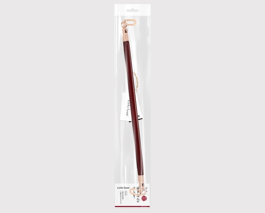 Enhance your restraint pleasure with this spreader bar. Made... Liebe Seele - Spreader Bar - Wine Red photo-6