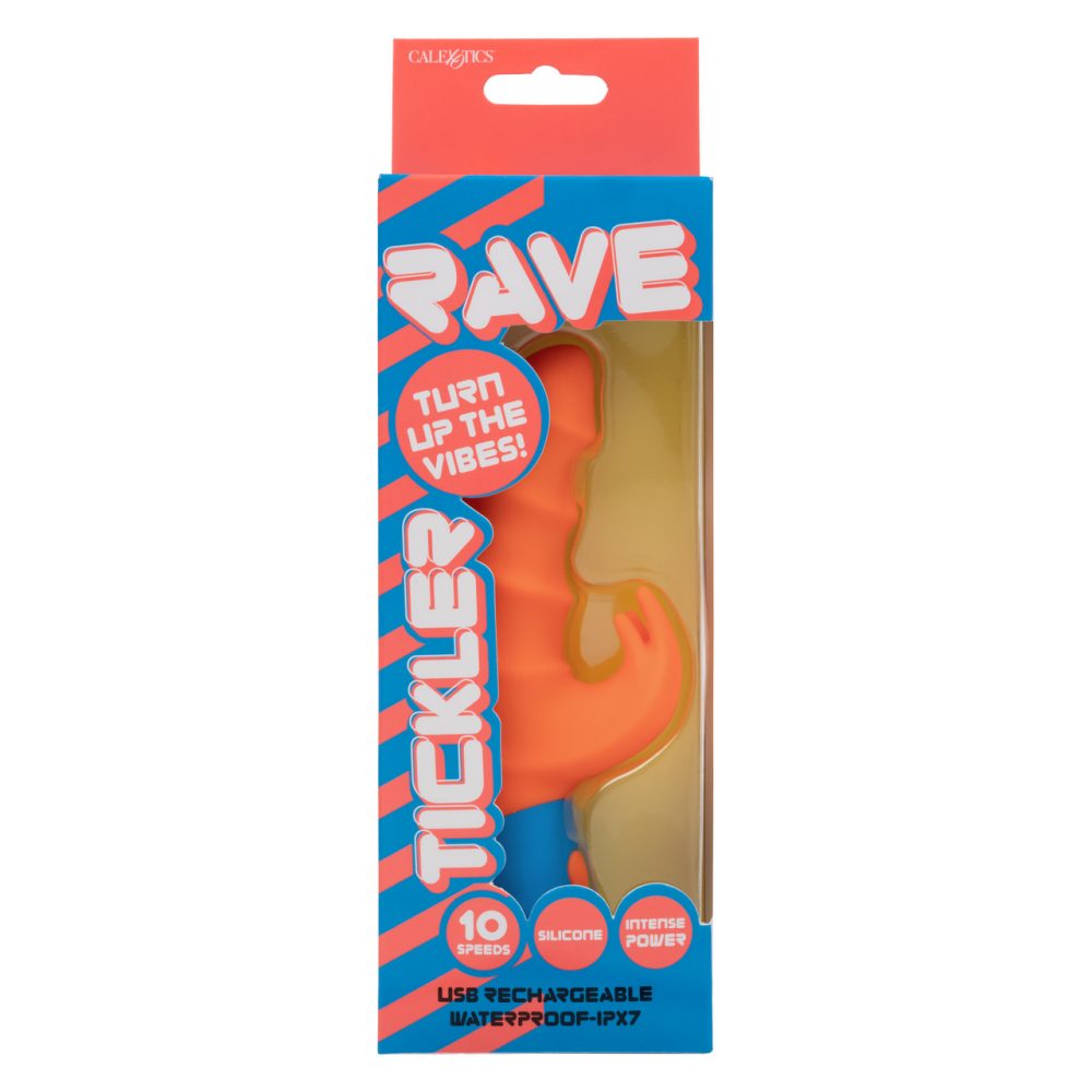 Turn up the fun and dive into waves of pleasure with the Rav... CEN - Rave Tickler Vibe - Orange photo-9