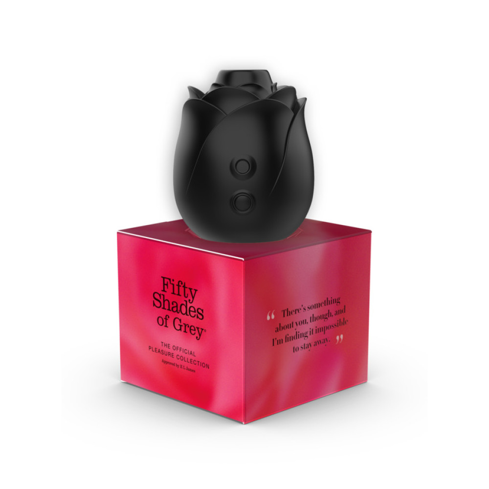 Fifty Shades of Grey Hearts & Flowers is a unique clitoral s... Fifty Shades of Grey - Rose Clitoral Stimulator - Black photo-5