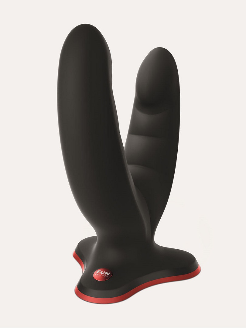 RYDE doesn't mess around! The first grinding dildo from ... Fun Factory - Ryde Grinding Double Dildo - Black photo-5