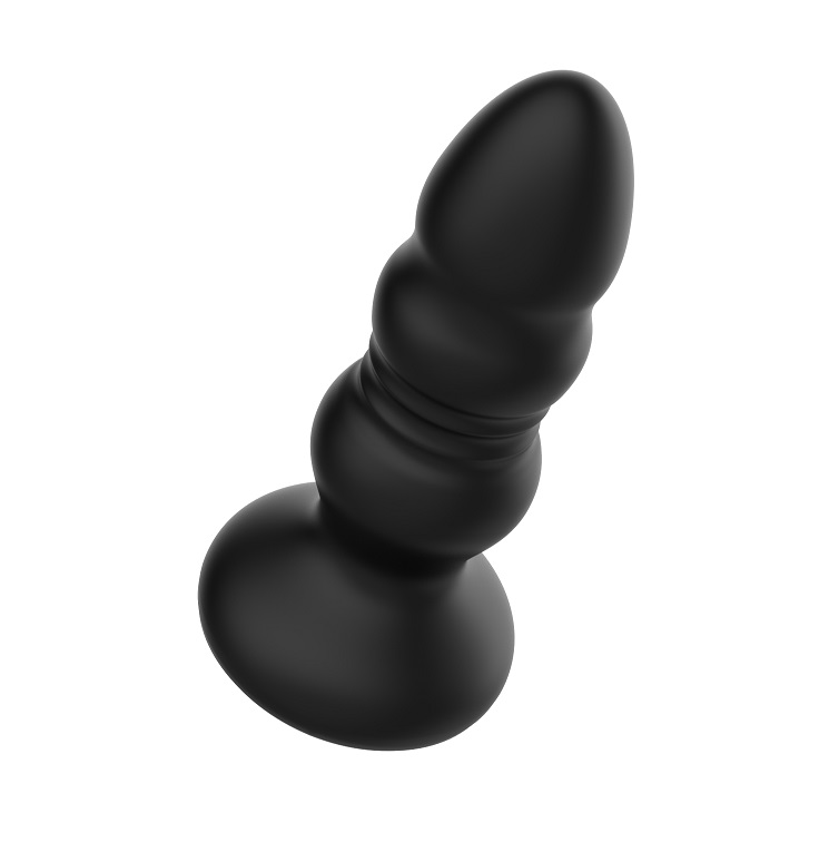 This butt plug is programmed with 9 unique vibrat... Secwell - Bonus Light Thrusting Plug - Black photo-7