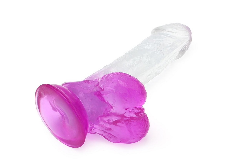 This special transparent dildo has an amazing color mix and ... Kiotos - Realistic Dildo 07 - Purple photo-8