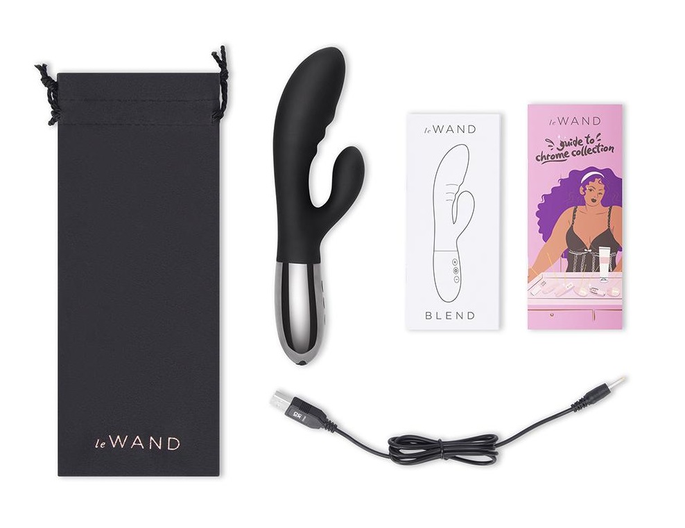 Why choose between clitoral and G-spot orgasms when you can ... Le Wand - Blend - Black photo-7