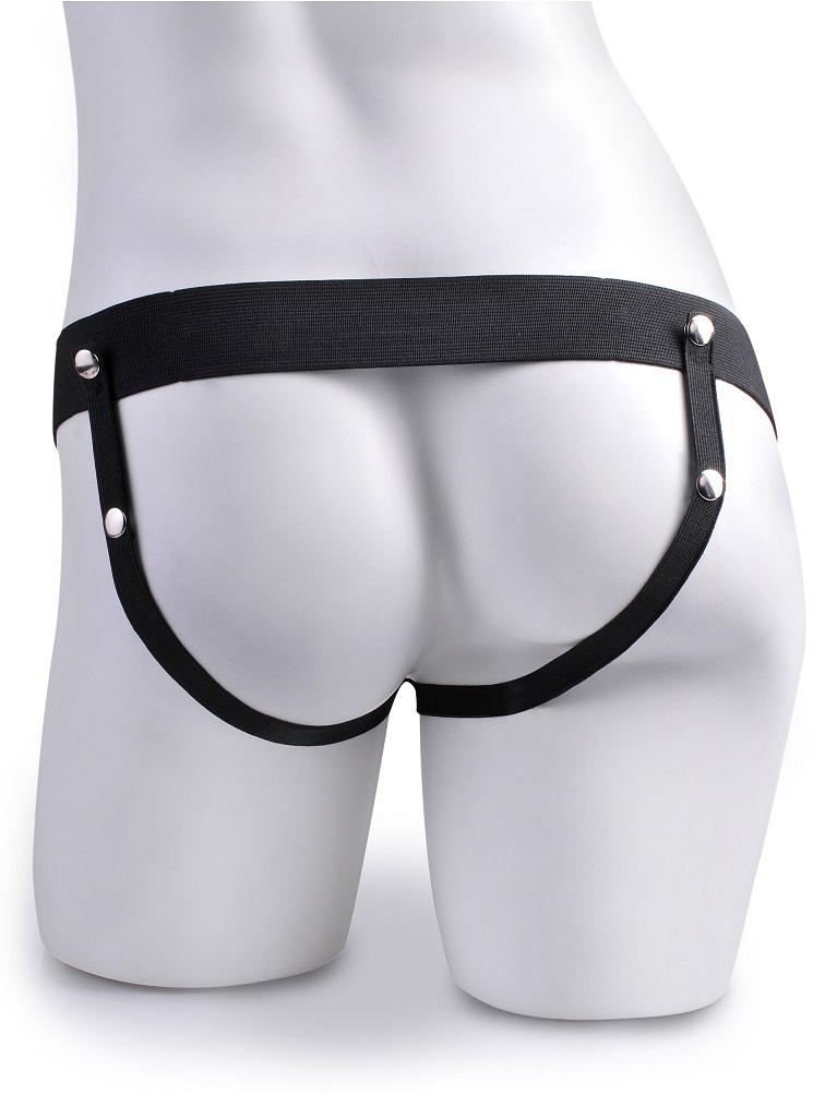 Have you always wanted to feel more confident about your siz... Fetish Fantasy - 7" Vibro Hollow Strap-On w Balls photo-4