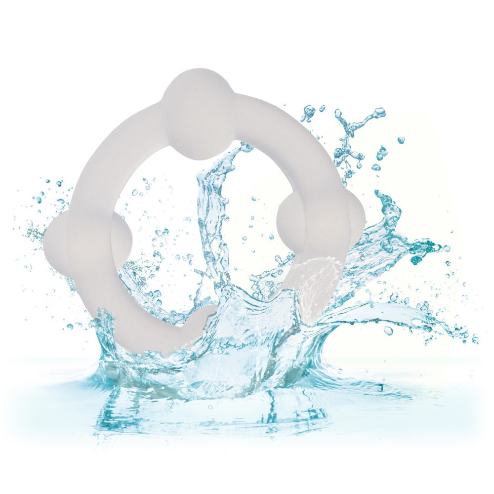 Indulge in the ultimate duo of pleasure with the Alpha Liqui... CEN - Alpha Double Stackers 2pcs Set - Liquid Clear photo-2