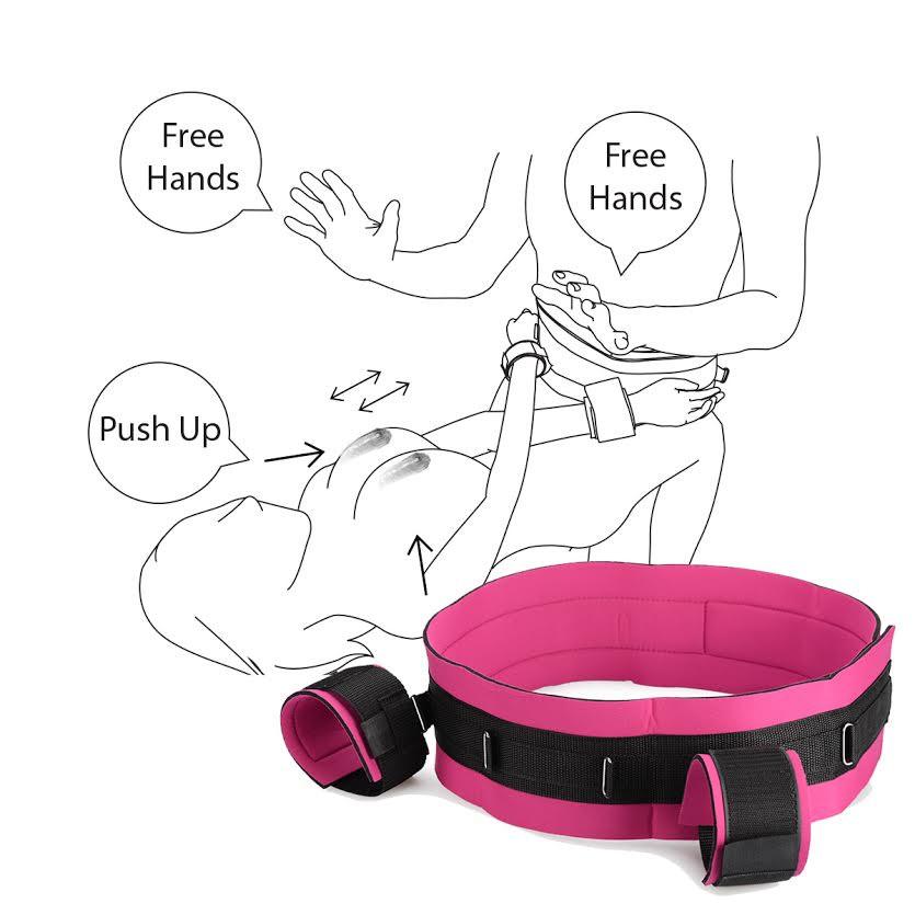 Push up the breasts! Give you extra free hands! Mt09 can kee... Toynary - MT09 Handsfree Belt photo-7