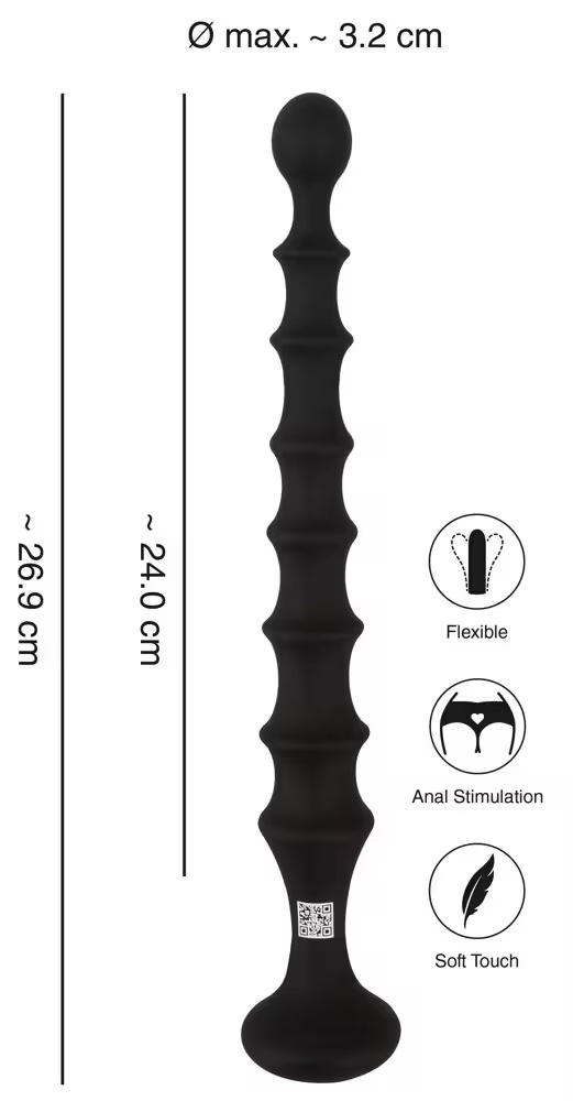 The wand for magical anal fun!
The long, narrow anal wand, M... You2Toys - Magic Anal Beads #2 - Black photo-7