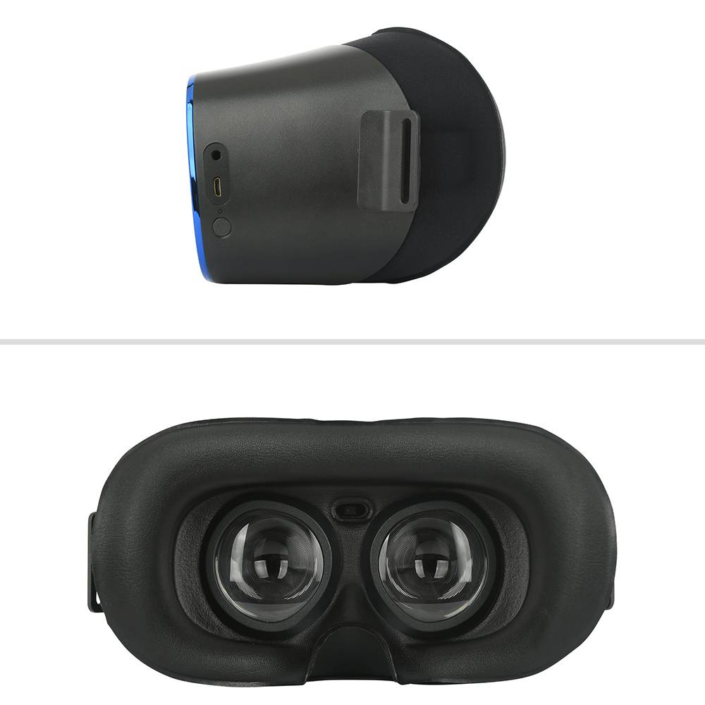 L.A.B's integrated HMD is now available in 4K-compatible... Rends - DPVR-4D Pro Virtual Reality Headseat - Black photo-4